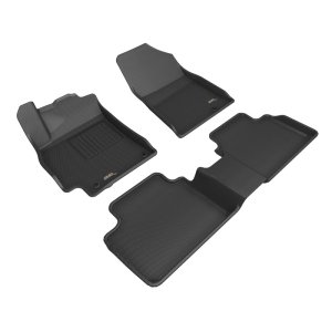Kia K4 Floor Mat Set - 3D MAXpider - Kagu Series - Black - `25-`26 Kia K4 Floor Mat Set - 3D MAXpider - Kagu Series - Black - `25-`26